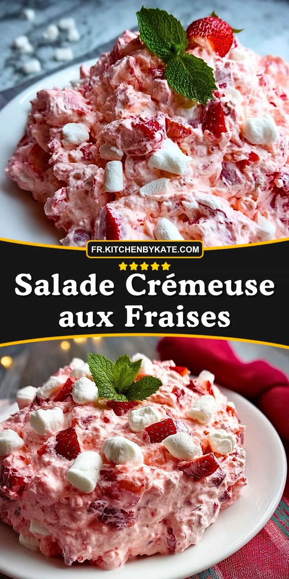 Salade Crémeuse aux Fraises (2)
