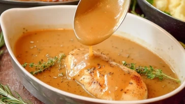Sauce Gravy Pour Poulet