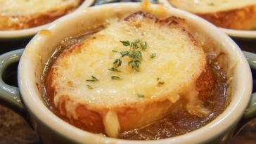 Soupe À LOignon Gratinée Express