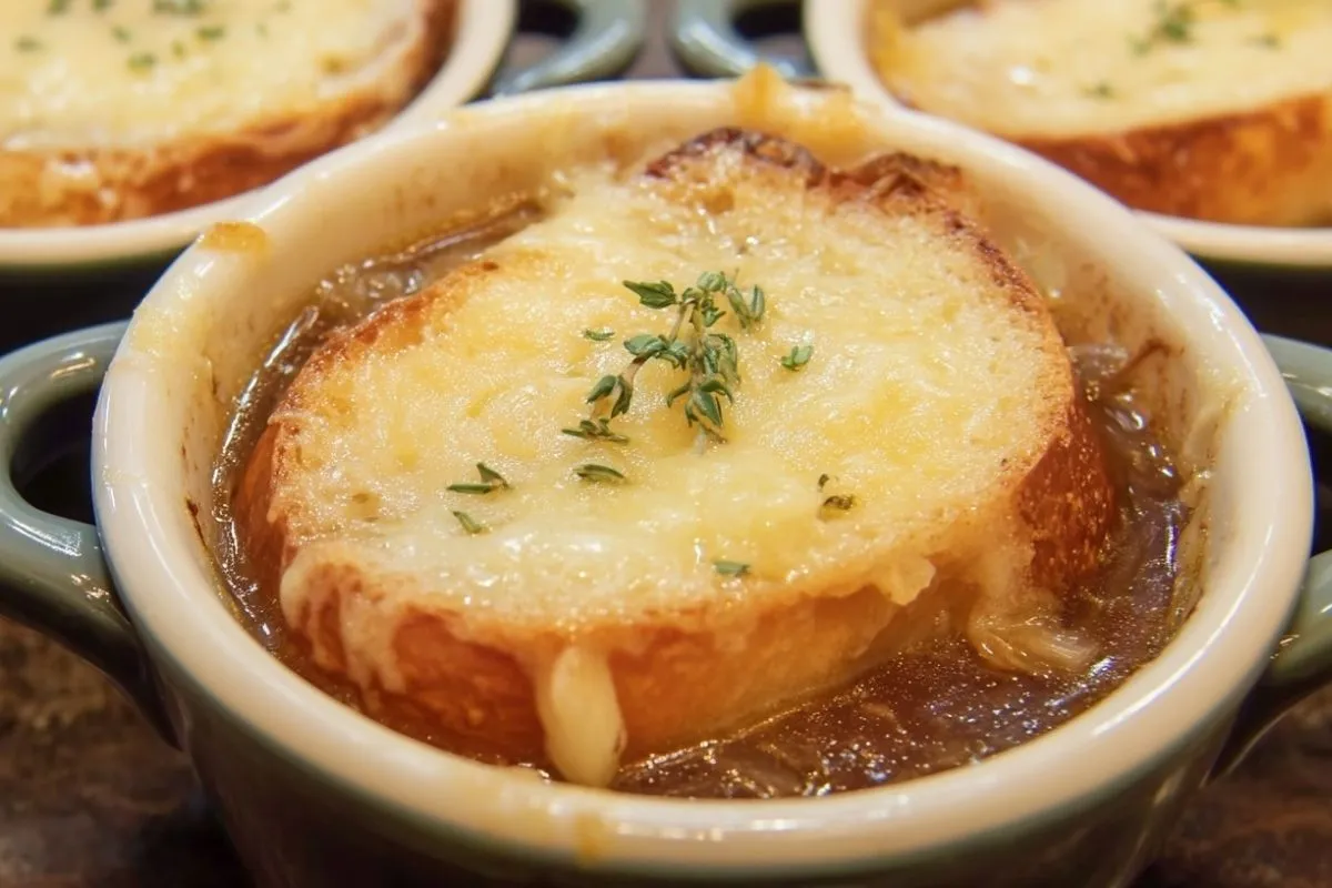 Soupe À LOignon Gratinée Express