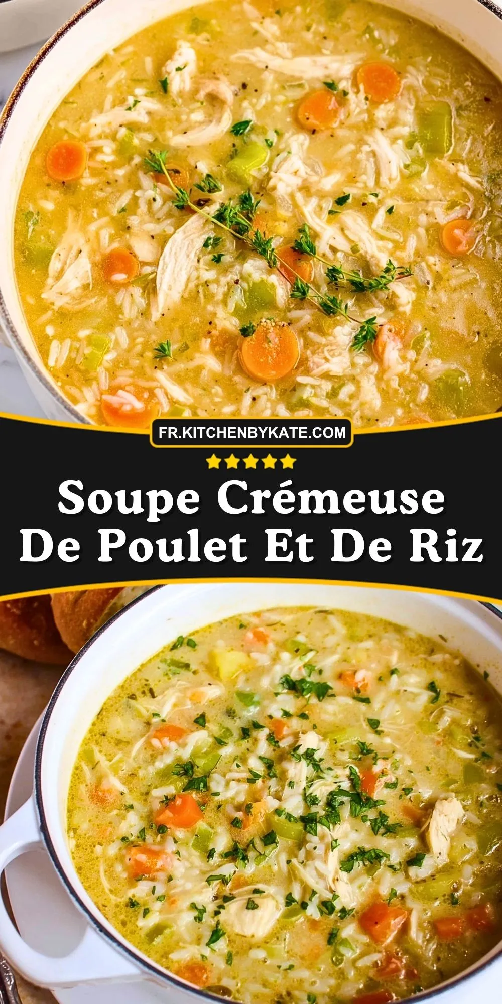 Soupe Crémeuse De Poulet Et De Riz (2)