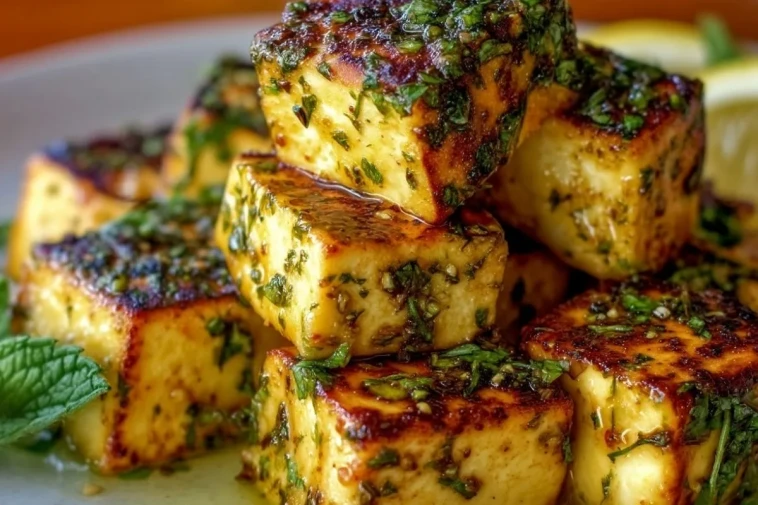 Tofu Cuit Au Citron Et Aux Herbes