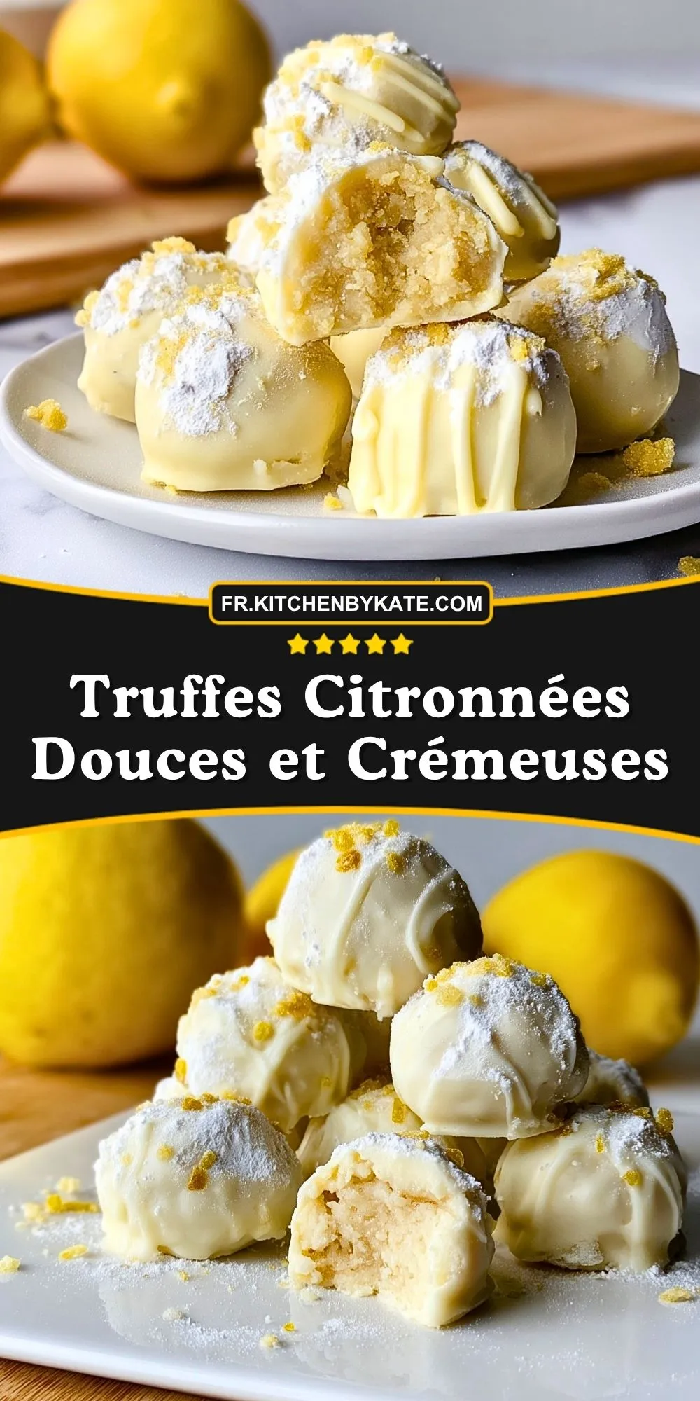 Truffes Citronnées Douces et Crémeuses (2)