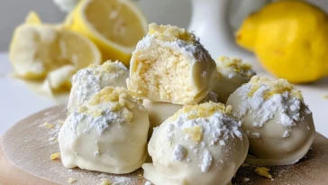 Truffes Citronnées Douces et Crémeuses