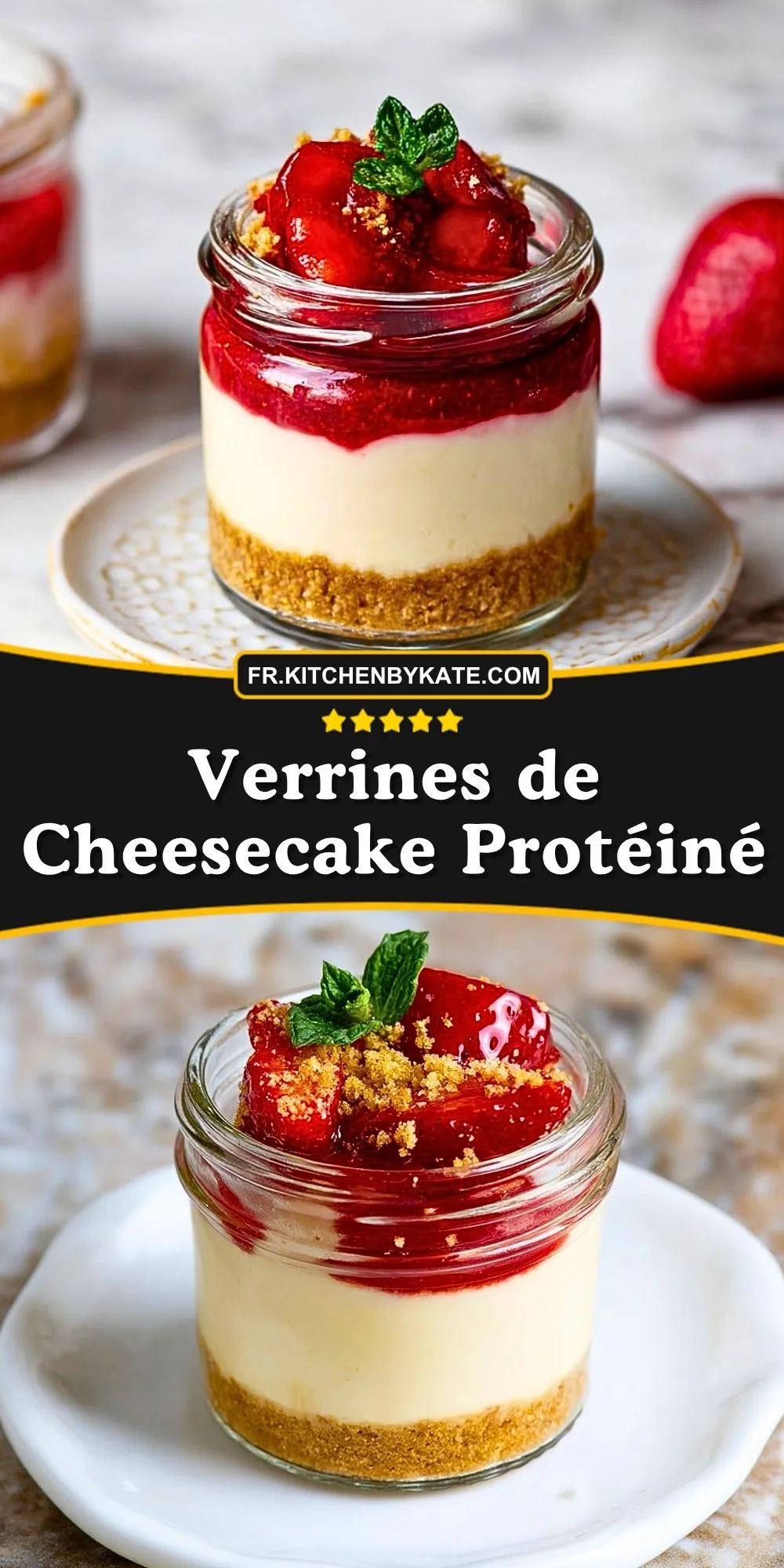 Verrines de Cheesecake Protéiné (2)
