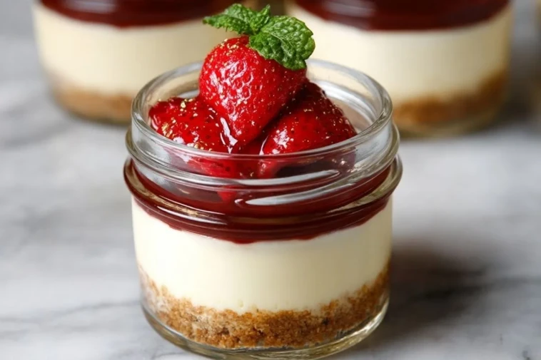 Verrines de Cheesecake Protéiné